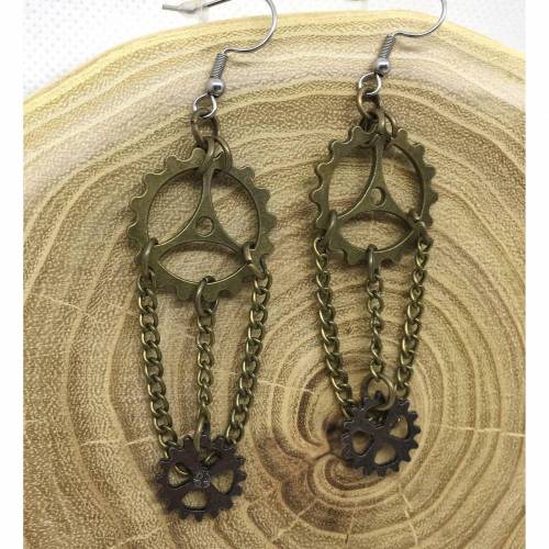 Steampunk Ohrringe
