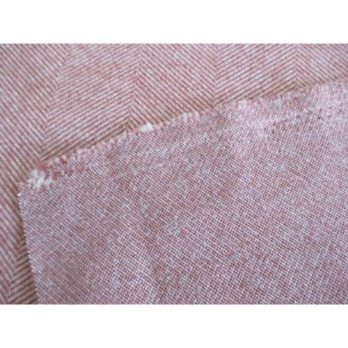 Mantelstoff Jackenstoff Jacquard in Wolloptik mit Fischgrat Muster altrosa/wollweiß (1m/14,-€ )
