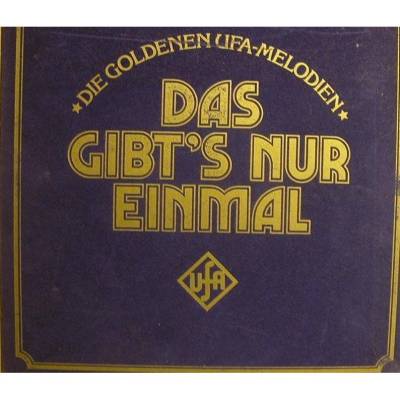 Die Goldenen UFA-Melodien, das gibts nur einmal, Samtkassette mit 12 Schallplatten, Titelregister,limitierte Sonderpressung zum Jubiläum 50 Jahre UFA-Verlag