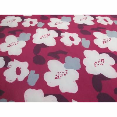 Softshell mit Fleece -  Abseite Blumen beere( 1m/10,00€ )