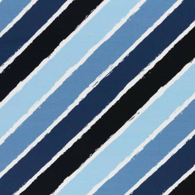 18,50EUR/m French Terry Diagonally in blau Lycklig Design