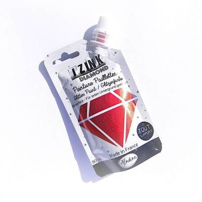Glitzerfarbe IZINK DIAMOND rot