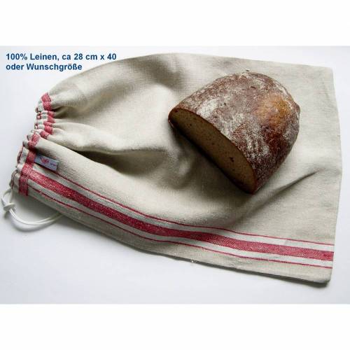 Leinen-Beutel, Brotbeutel Leinen, Brötchenbeutel Leinen, Upcycling vintage Leinen, Leinensack, Wunschgröße Bäckertasche