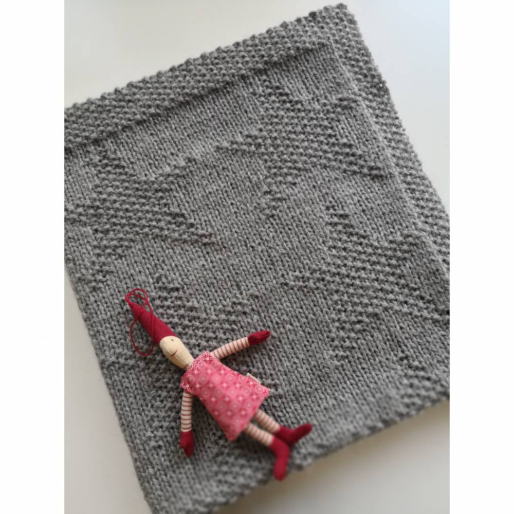 Strickanleitung I Babydecke Großes Sternenmeer Bild 2