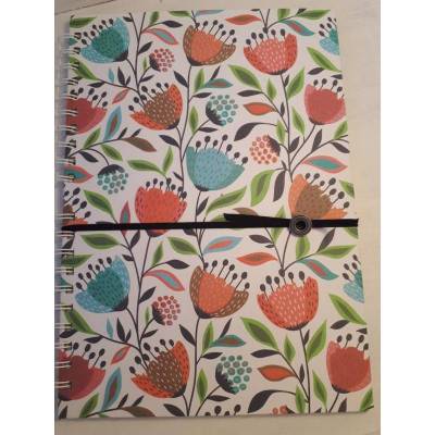Notizbuch " Tulpenliebe " im Format A4