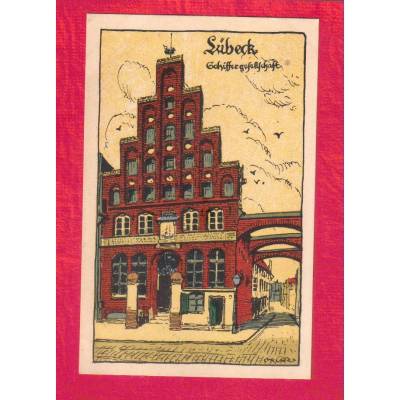 AK - Alte Ansichtskarte - Lübeck: Schiffergesellschaft