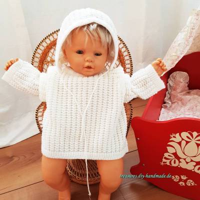 Vintage, Baby Ausfahrgarnitur aus den 70ern, Jäckchen mit Mütze