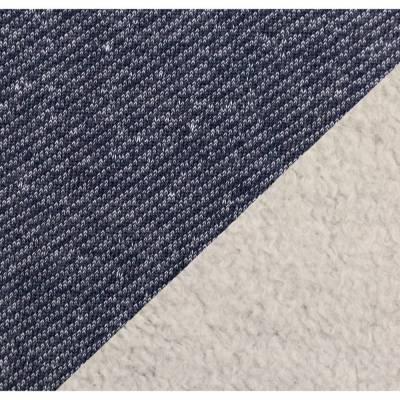 16,50EUR/m Sweat Piet mit Fleece Abseite in jeansblau