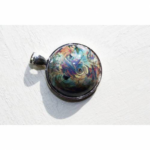 Anhänger "Raku", lampwork