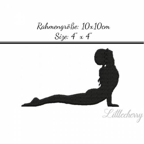 Stickdatei "Yoga 2" 10x10