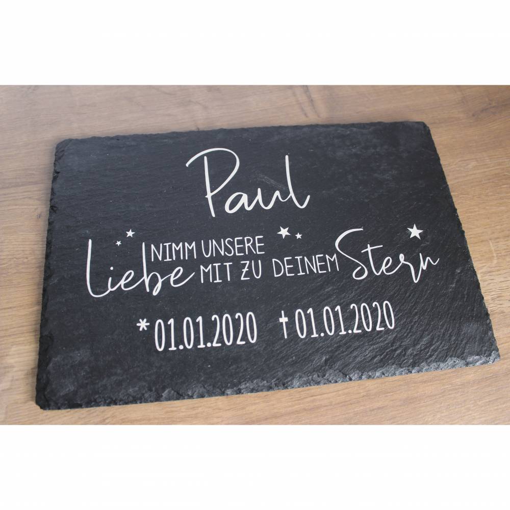 Gedenktafel "Sternenkind" aus der Manufaktur Karla Bild 2