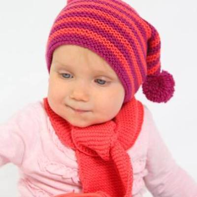 Strickanleitung für die süße Teebeutelmütze "Max und Mia", von 0-3 Jahre, für Anfänger