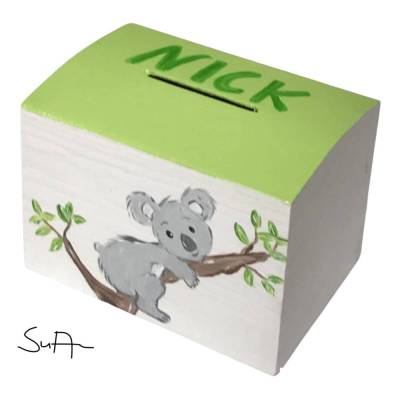 Kinderspardose Spardose „Koala“ zur Geburt/Taufe