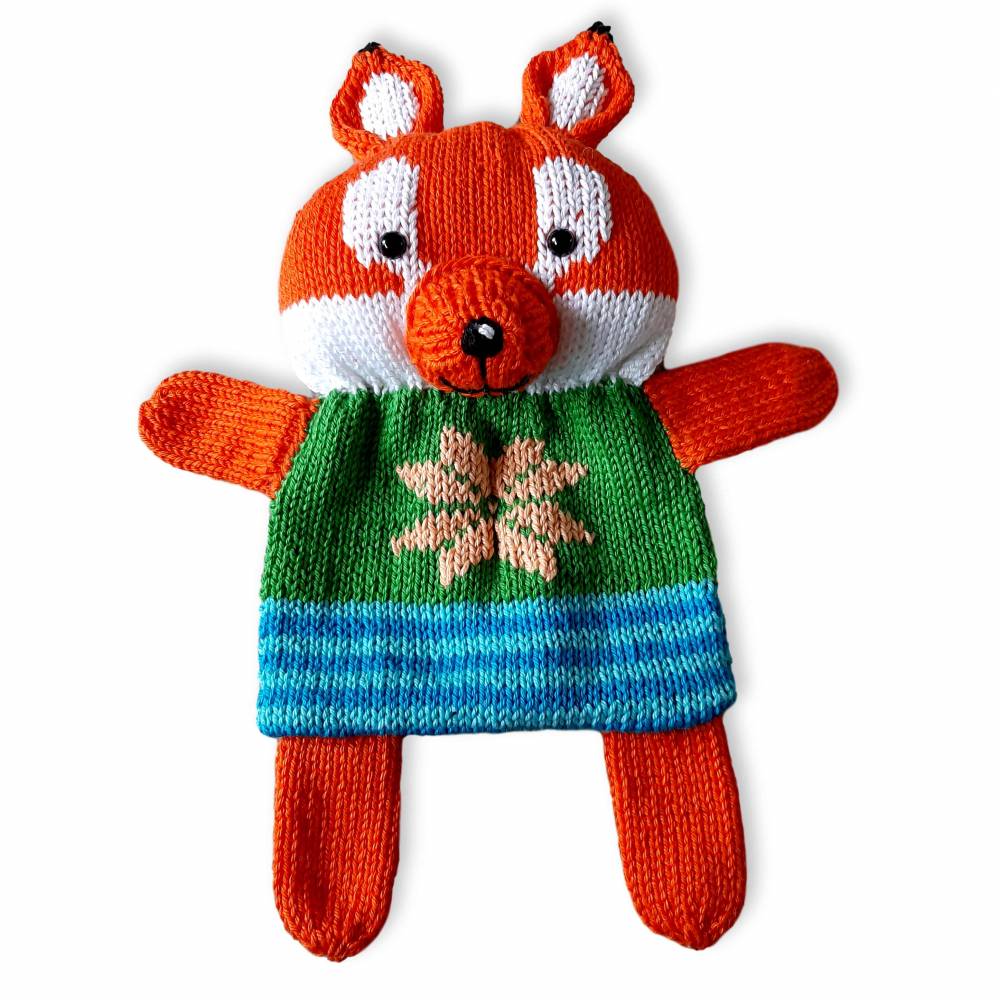 Strickanleitung Schmusetuch Fuchs Bild 3