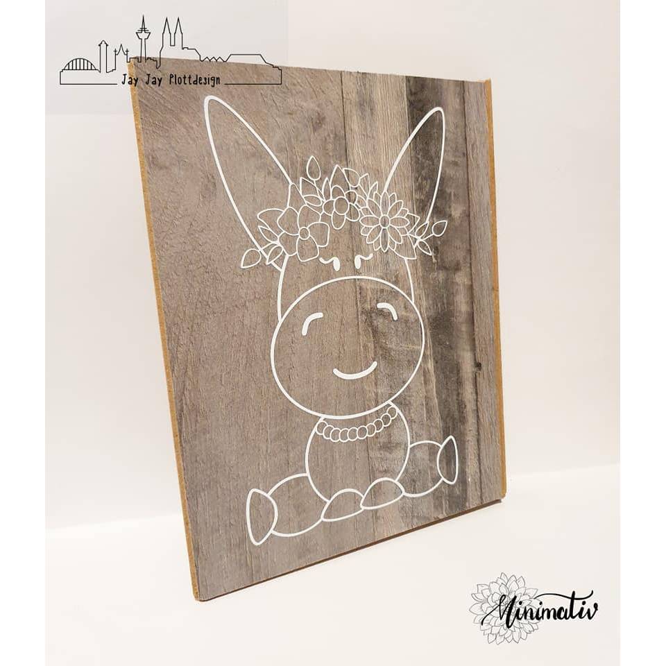 Folienplottdatei "Esel Emilia" Bild 2