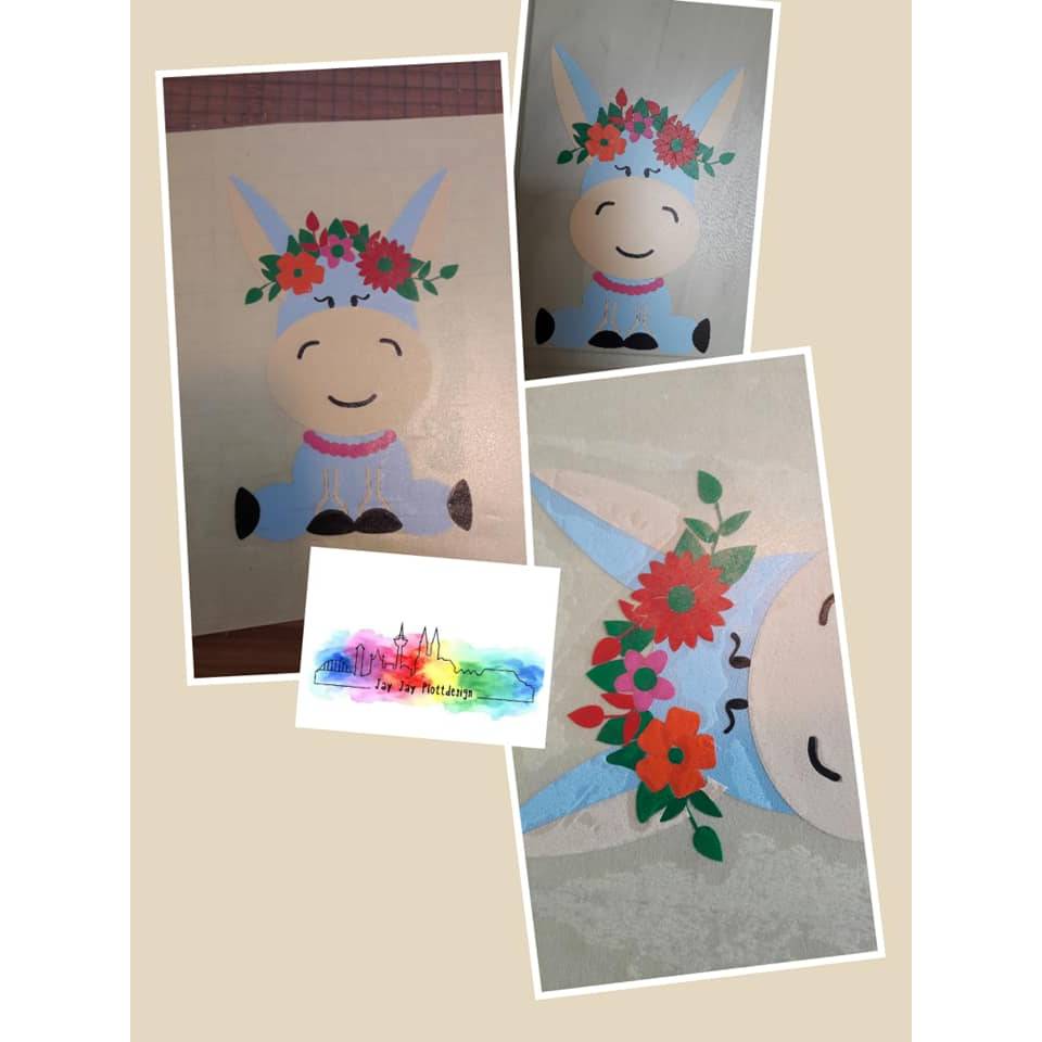 Folienplottdatei "Esel Emilia" Bild 5
