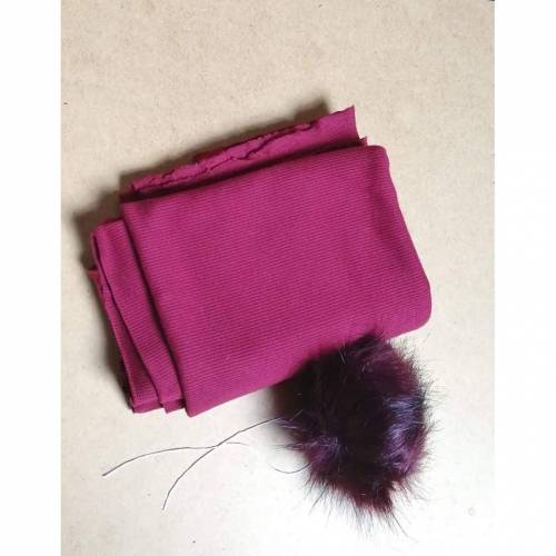 Materialpackung für Mütze und Loop