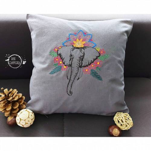 Stickdatei Großes Elefanten Set alle Formate 4 Varianten