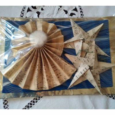 Engel und Sterne - Shabby Weihnachtsdeko - Wichtelgeschenk