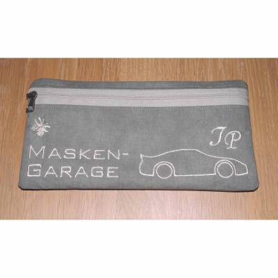 Porsche-Fans Täschchen mit eigenem Wunschtext Auto-Stickmotiv wählbar Universaltäschchen