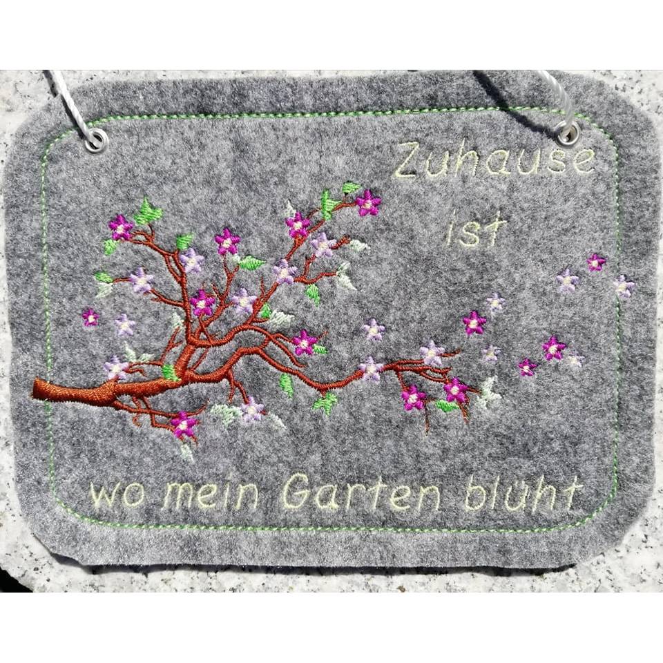 Frühlingsast Stickdatei 16x26 Bild 2