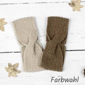 Gestricktes Stirnband mit Twist ~ Herbst | Winter