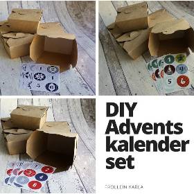 DIY Adventskalenderset, Foodboxen aus der Manufaktur Karla