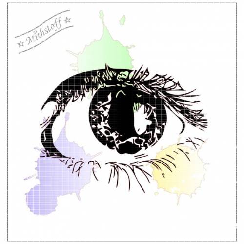 Plotterdatei - Auge - Augenblick - SVG - DXF - PNG - Datei -
