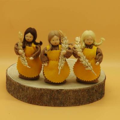 Getreide - Jahreszeitentisch - Blumenkind - Herbst