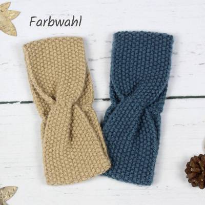 Gestricktes Stirnband mit Twist ~ Herbst | Winter