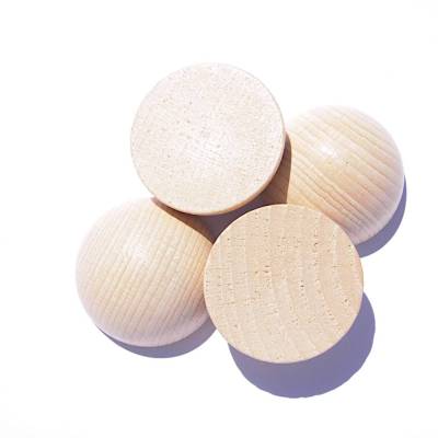 Halbkugeln Holz 4 Stück 4 cm