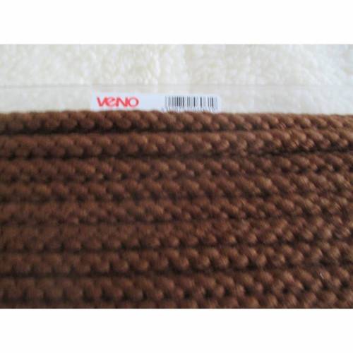 Kordel Flechtkordel Hoodiekordel Bademantelkordel 8mm Veno  brandy 100% Baumwolle (1m/2,20  €)
