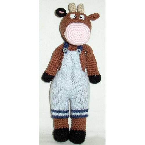 gehäkelte Kuh, Theo, Kuscheltier, Bauernhof, Häkeltier, gehäkelt, Tier, Kuh