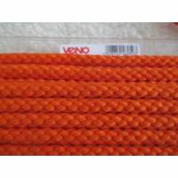 Kordel Flechtkordel Hoodiekordel Bademantelkordel 8mm Veno  orange 100% Baumwolle (1m/2,20  €)