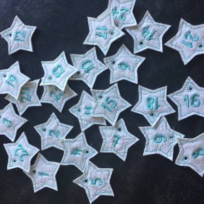 Adventskalender zahlen