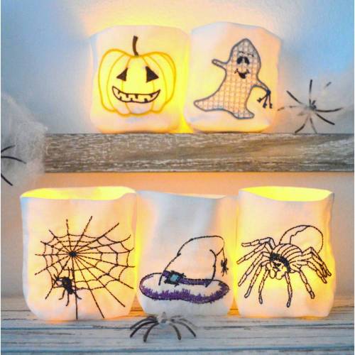 ITH Lichterbeutel Halloween 10x10cm
