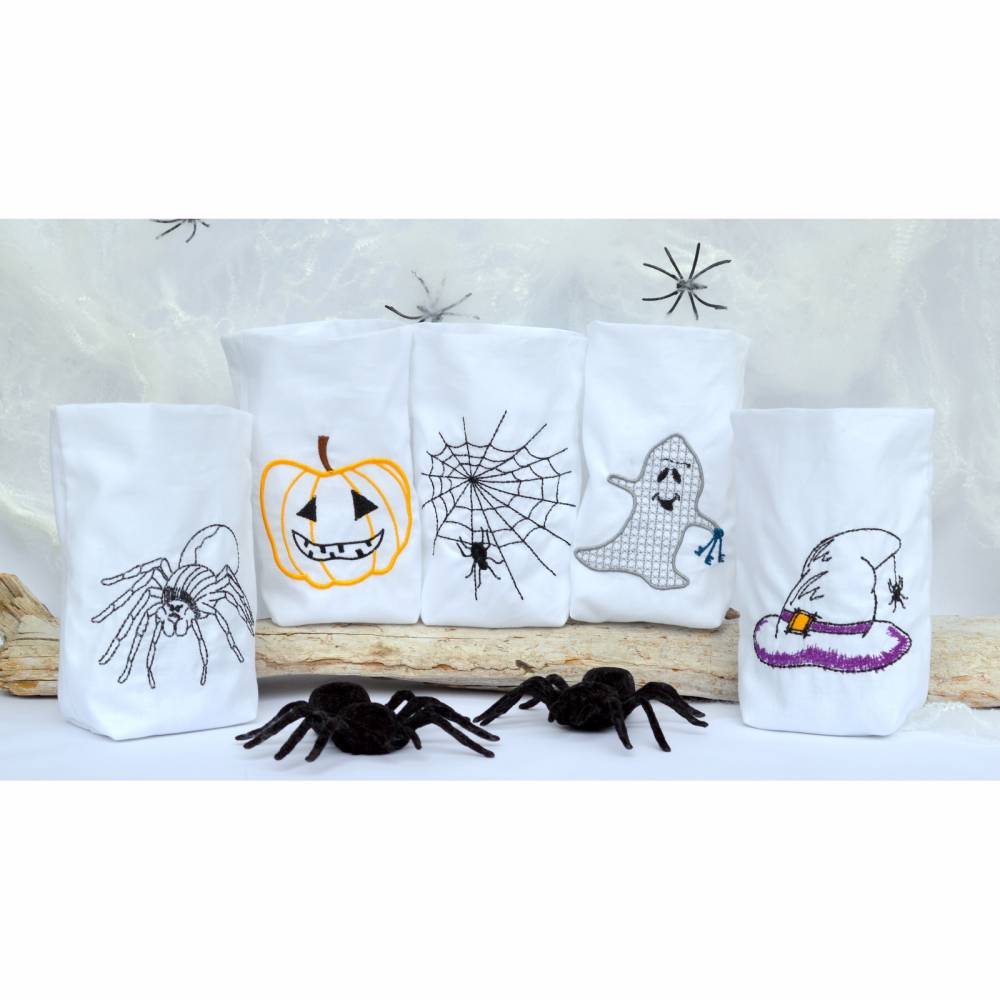 ITH Stickdatei Lichterbeutel Halloween 13x18cm Bild 7