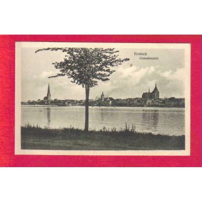 AK - Alte Ansichtskarte - Rostock Gesamtansicht - ca. 1925
