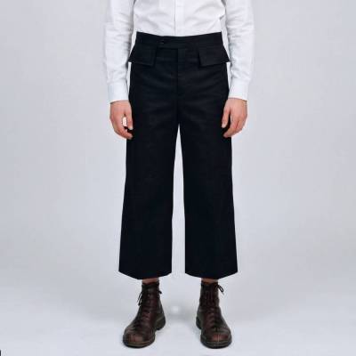 MÄNNER 7/8 HOSE knöchellang, geknöpfter Hosenschlitz