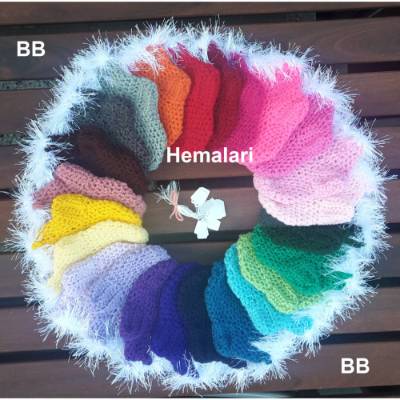 Adventskalender Söckchen * gehäkelt * 24 Socken * verschiedene Farben - bunt * Weihnachtskalender