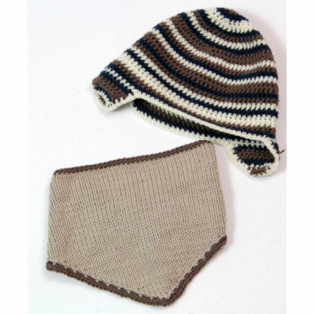 Strickanleitung für das süße Halstuch "Findus", für Babys und Kleinkinder von 0-3 Jahre - ideal für Anfänger gee Bild 4