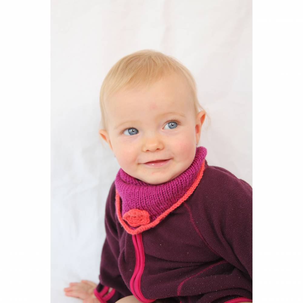 Strickanleitung für das süße Halstuch "Findus", für Babys und Kleinkinder von 0-3 Jahre - ideal für Anfänger gee Bild 5