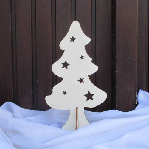 Weihnachts-Sternbäumchen aus Holz, Tannenbaum, Dekobaum