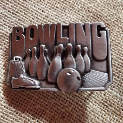Buckle / Wechselschnalle, Gürtelschnalle, Bowling (1), (Bu1) 