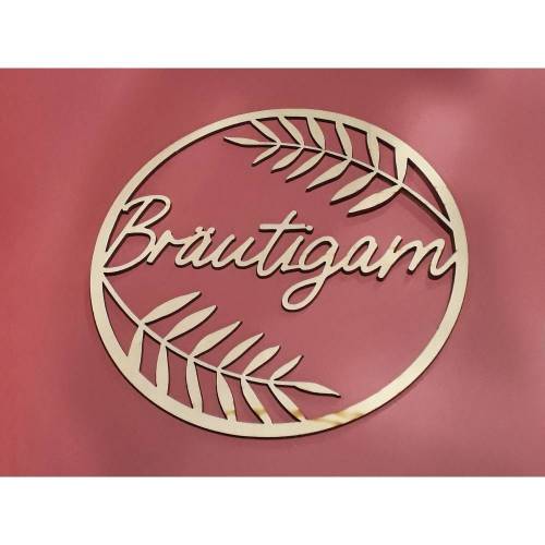 Dekorationsreifen "Bräutigam Fern"