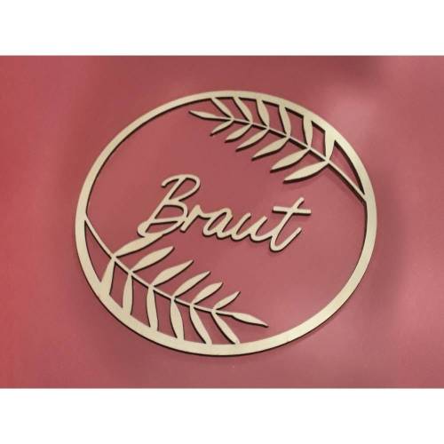 Dekorationsreifen Set "Braut & Bräutigam Fern"