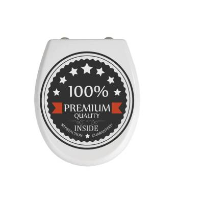 Top WC -Deckel 100% Premium Aufkleber für Ihr WC konturgeschnitten in Standart ab 30 cm x 40 cm  oder gewünschten Größe