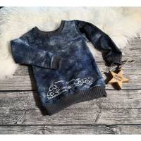 Pullover in Größe 98/104 bedruckt mit Autos, Oberteil Jungen