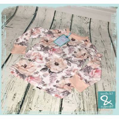 Langarmshirt "Blumen", Größe 98/104