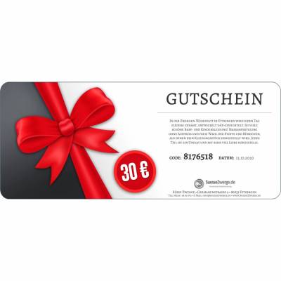 Gutschein als Geschenk zur Geburt, Taufe, Weihnachten, Ostern, Geburtstag, als Mitbringsel mit persönlichem Text 